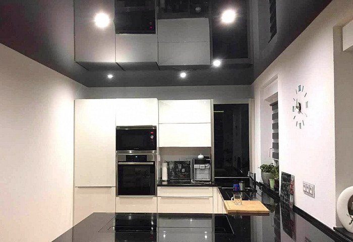 Wände streichen spanndecke küche