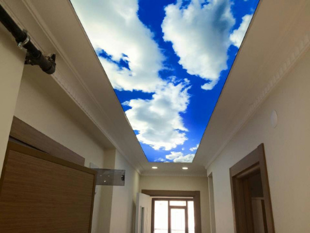 Spanndecken Motiv Himmel Wolken