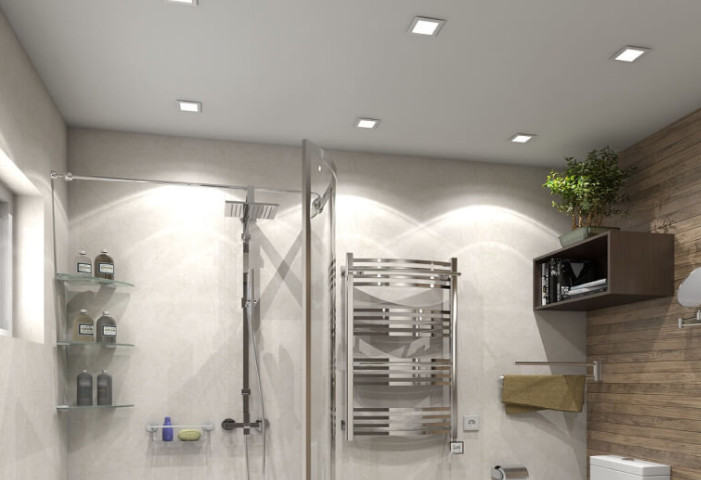 Spanndecke matt weiss