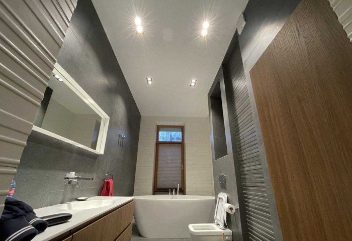 Spanndecke matt weiss