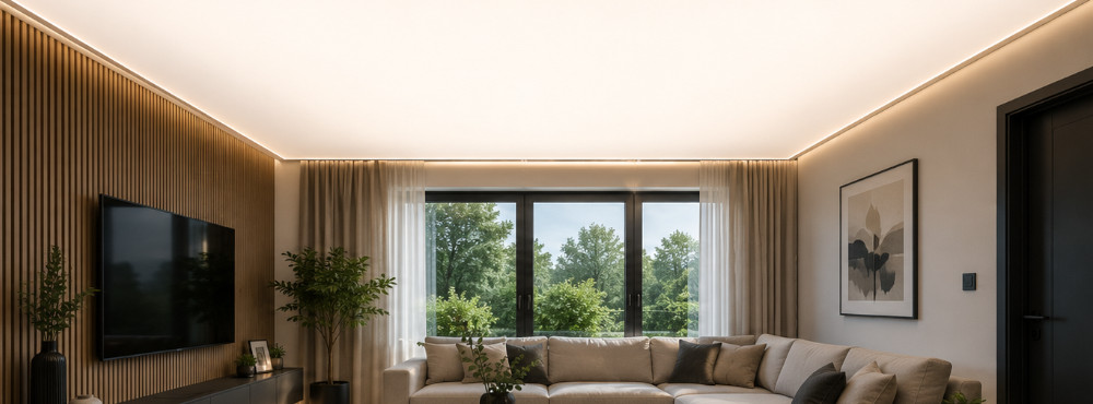 Lichtdecke: Matt, Glanz oder Motivdruck? Varianten vergleichen | Spanndo