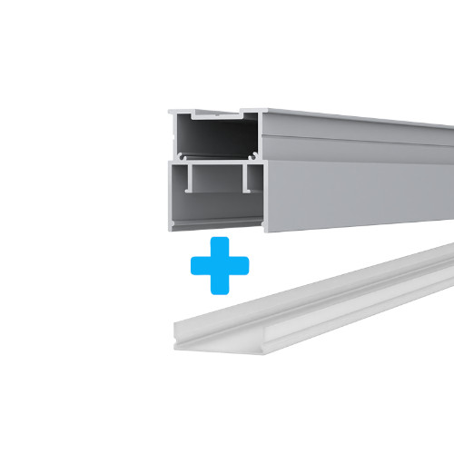 ALU LED-Profil SP19 für Spanndecken