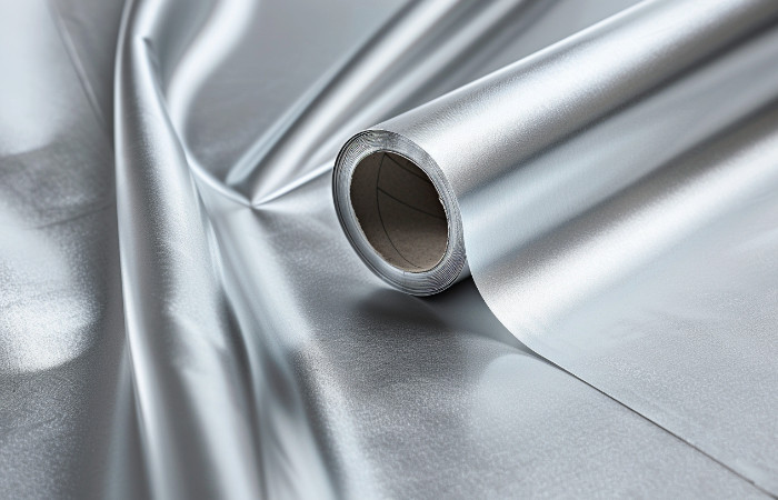 Spanndecke grau metallic
