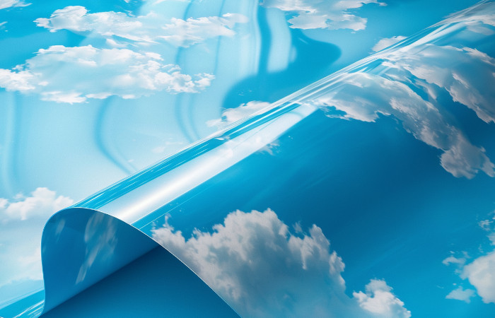 Spanndecke Himmel Wolken