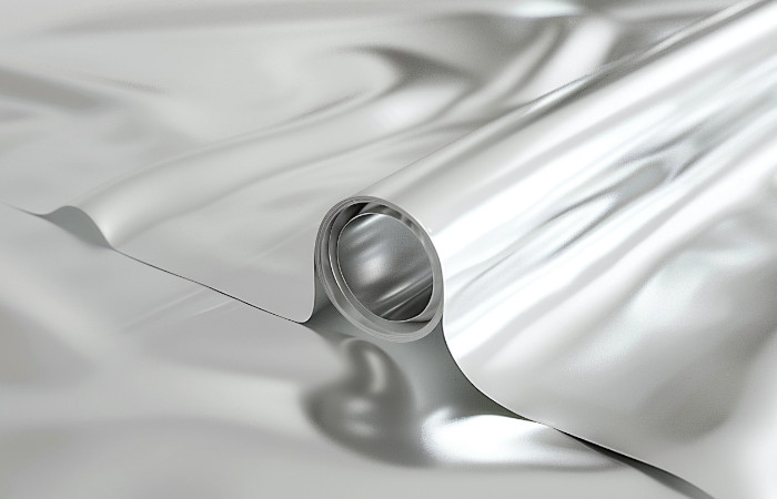 Spanndecke silber metallic