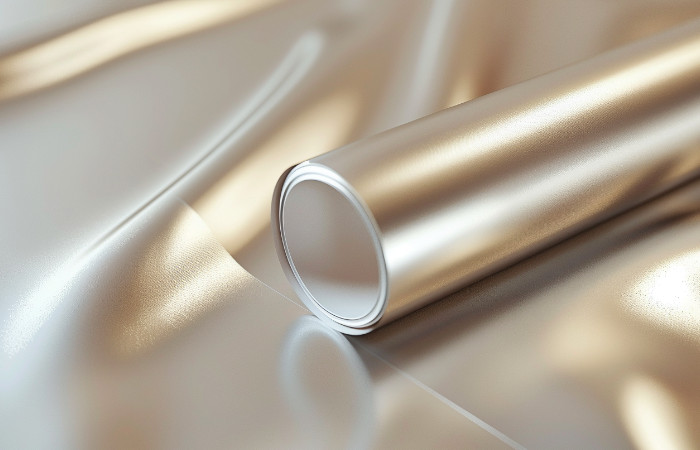 Spanndecke crem metallic