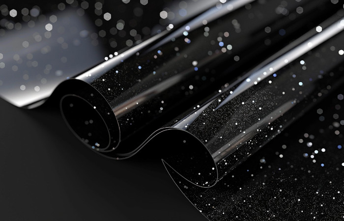 Spanndecken Galaxy schwarz